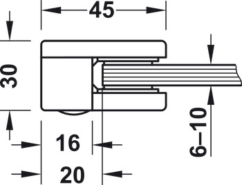 Glasklemme, Model 21, rørsystem