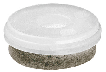 Möbelgleiter, rund, zum Eindrücken Durchmesser 20–50 mm