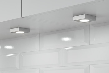 Ind-/påbygningslys, Häfele Loox LED 2026 12 V modulær aluminium