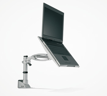 Laptopholder, til Ellipta monitorholder-svingarmsystem