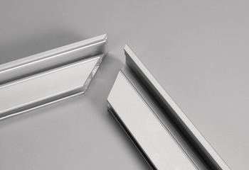 hjørnesamlebeslag, til aluminiumglasrammeprofil 23/26/38 x 14 mm