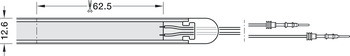 LED-bånd COB med PUR-indkapsling, LED 1159 24 V 2-pol. (monokrom), 10 W/m, IP67