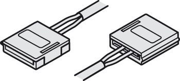 Forbindelsesledning, til Häfele Loox LED-bånd 24 V 10 mm 4-pol. (RGB)
