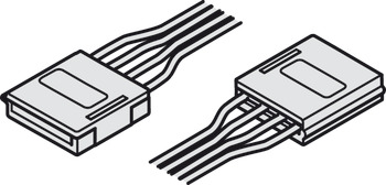 Forbindelsesledning, til Häfele Loox LED-bånd 12 V 12 mm 4-pol. (RGB)