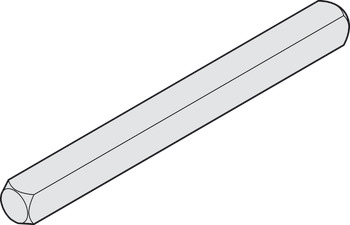 firkantstift, Startec, dørgrebsstift 8 mm