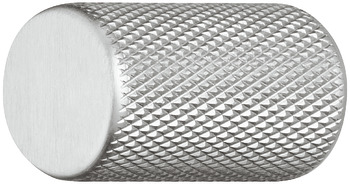 Møbelknopgreb, Aluminium, diameter 17 mm