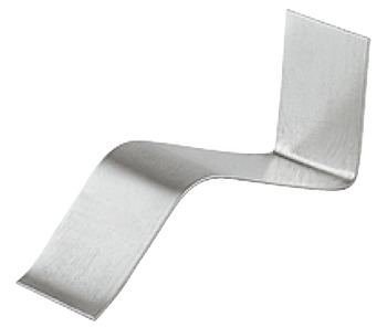 fjederelement, til Z-rammeprofil aluminium ventilationsgitter, kan sættes individuelt sammen