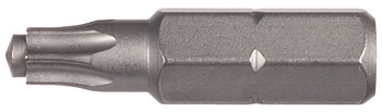 IS-(Torx-)bit, Længde 25 mm, med styretap