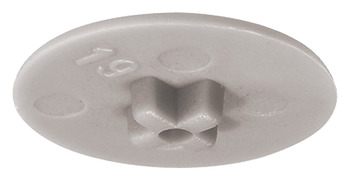 Dækkappe, til Häfele Minifix<sup>®</sup> 15 uden dækkant, trætykkelse 12-13 mm