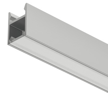 påbygningsprofil, Häfele Loox5 profil 2103, til LED-bånd, aluminium