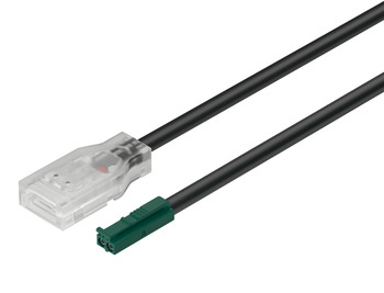 tilledning, til Häfele Loox5 LED-silikonebånd 24 V 8 mm 2-polet (monokrom eller multihvid 2-leder-teknik)