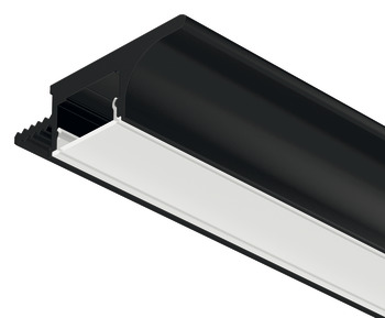 forsænket grebsprofil, profil 3101 til LED-bånd 10 mm