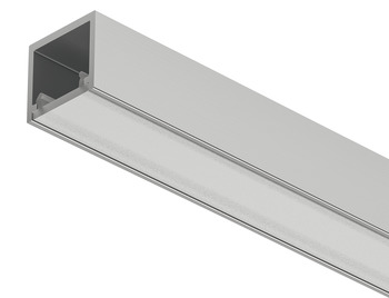 påbygningsprofil, Häfele Loox5 profil 2102, til LED-bånd, aluminium