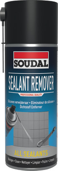rengøringsspray, sealant Remover Soudal; fjerner rester af silikone, PU-skum og MS-polymerer