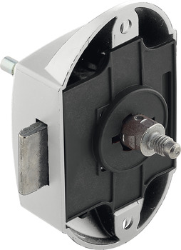 drejestangslås, Häfele Push-Lock, dornmål 25 mm, kan betjenes fra begge sider
