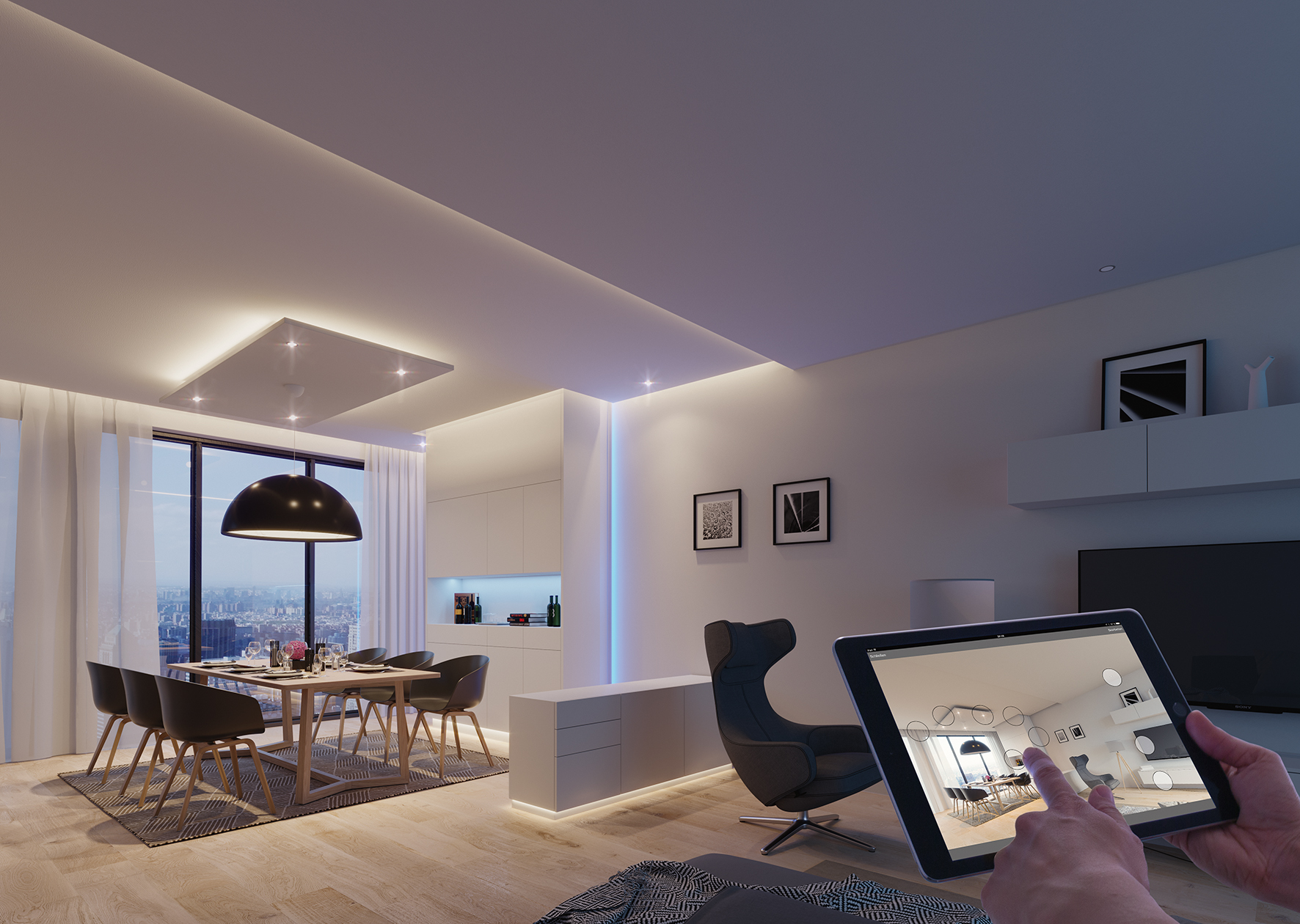 Häfeles Loox LED-lyssystem bliver med en opdatering af mange produkter og Häfele Connect appen indgangen til den smarte verden af møbler og rum.